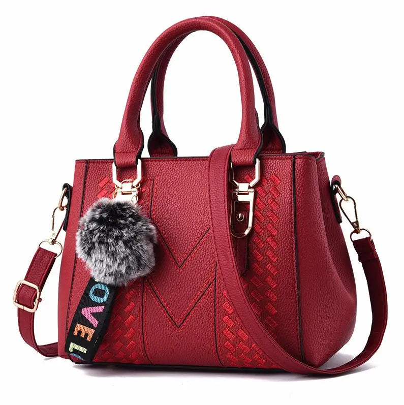 Fashion Leather Handbag – Ladies’ Crossbody & Shoulder Bag
