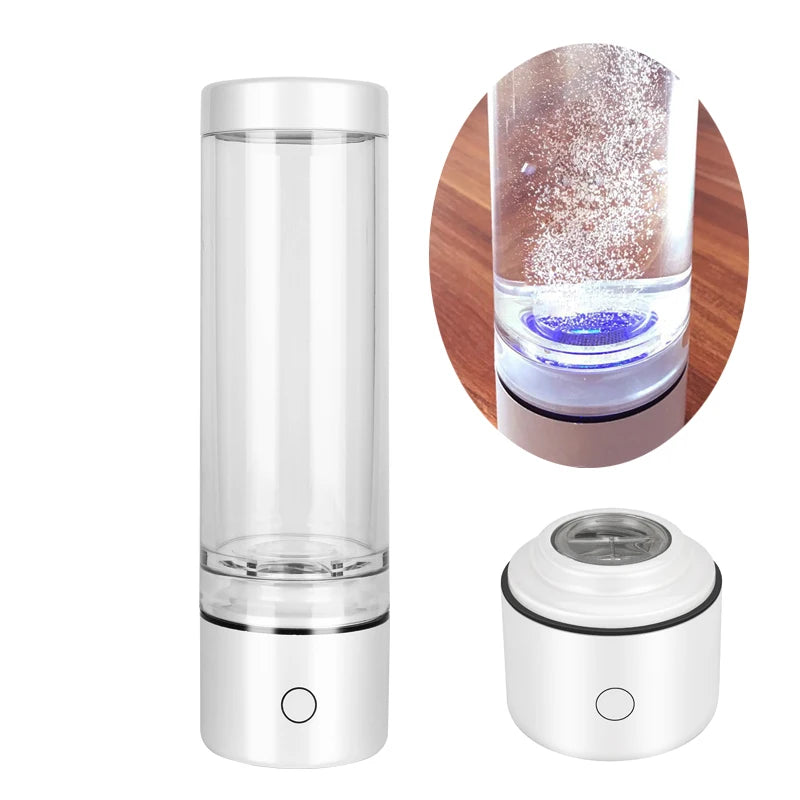 Nano H₂ water bottle for alkaline and anti-aging benefits