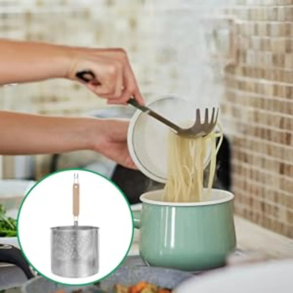 201 stainless steel fine mesh strainer with ergonomic handle