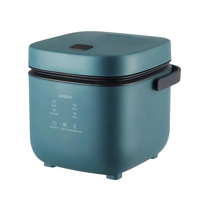 Small electric rice cooker with warming and steaming functions