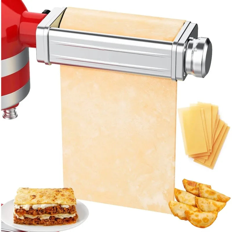 Easy pasta roller and cutter for homemade noodles