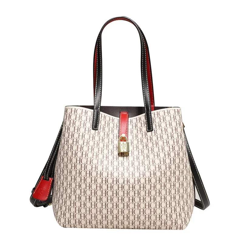 CH Leather Crossbody Bag β Large Capacity Daily Tote