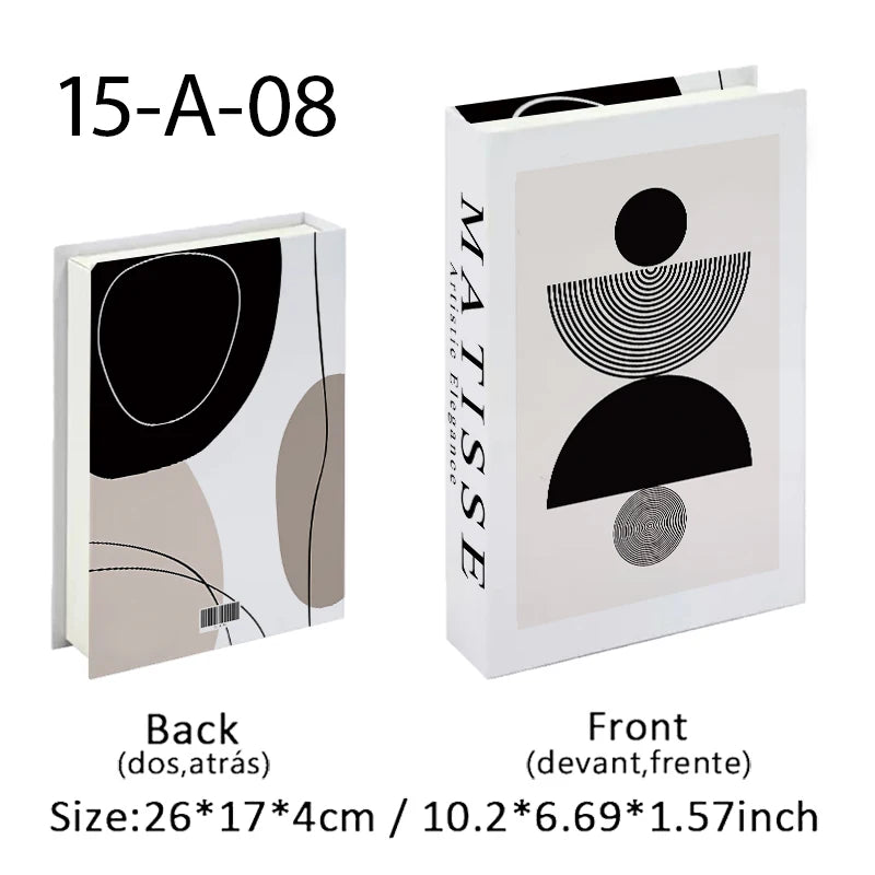 Luxury Fake Book Storage Box, Coffee Table & Shelf Interior Decoration