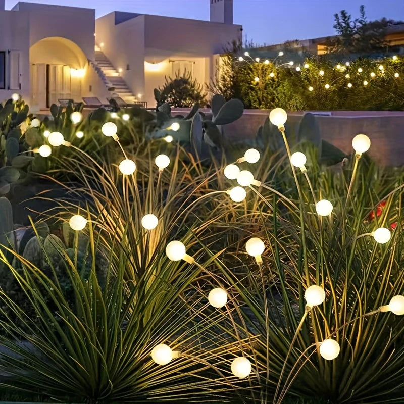 Waterproof solar garden lights for patios, yards, and pathways