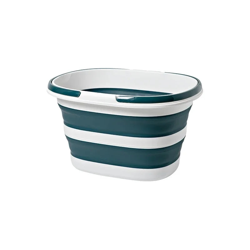 Lightweight foldable bucket—perfect for laundry, cleaning, and organizing