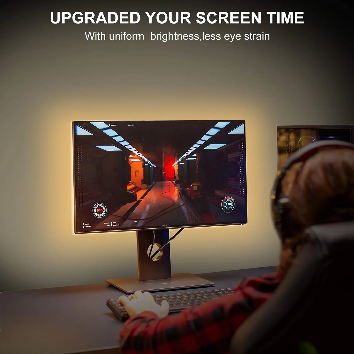 Flexible LED COB strip with touch dimmer—perfect for DIY lighting
