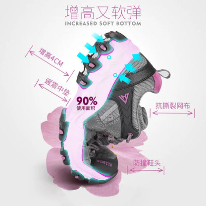 Unisex Outdoor Sneakers Wear-resistant Hiking Shoes For Men Women Non-Slip Tactical Climbing Shoes Breathable Trekking Sneakers