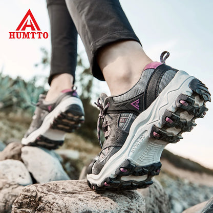 Unisex Outdoor Sneakers Wear-resistant Hiking Shoes For Men Women Non-Slip Tactical Climbing Shoes Breathable Trekking Sneakers
