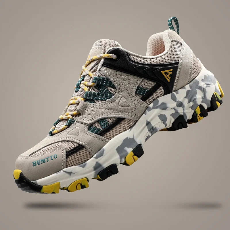 Unisex Outdoor Sneakers Wear-resistant Hiking Shoes For Men Women Non-Slip Tactical Climbing Shoes Breathable Trekking Sneakers