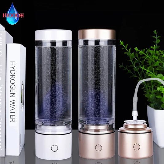 Nano H₂ water bottle for alkaline and anti-aging benefits