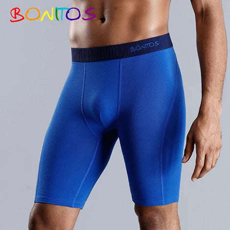 Men’s long cotton boxer shorts, high-quality comfort