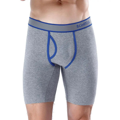Men’s long cotton boxer shorts, high-quality comfort