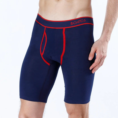 Men’s long cotton boxer shorts, high-quality comfort