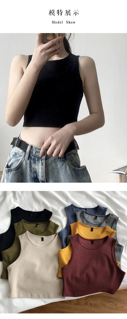 Lightweight stylish women’s slim crop tee
