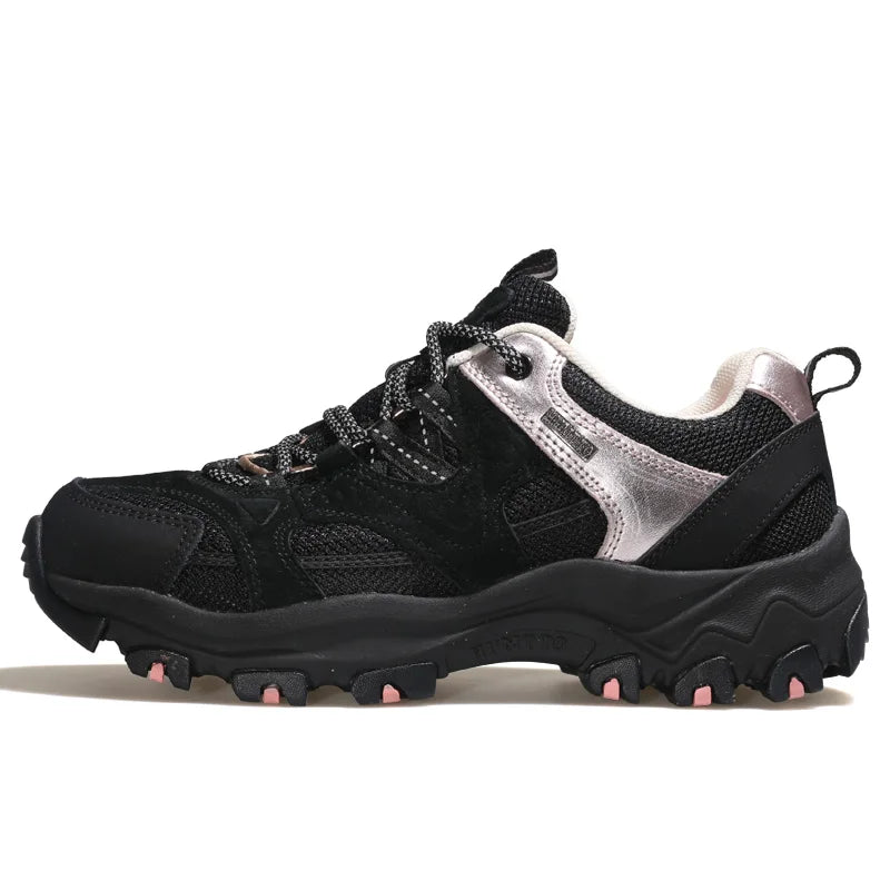 Unisex Outdoor Sneakers Wear-resistant Hiking Shoes For Men Women Non-Slip Tactical Climbing Shoes Breathable Trekking Sneakers