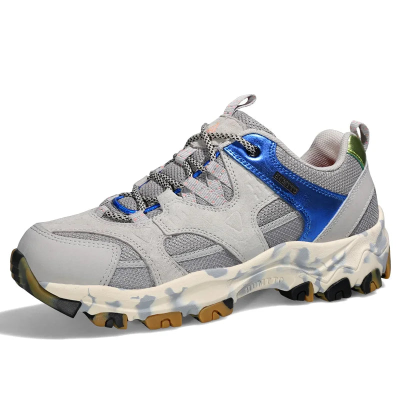 Unisex Outdoor Sneakers Wear-resistant Hiking Shoes For Men Women Non-Slip Tactical Climbing Shoes Breathable Trekking Sneakers