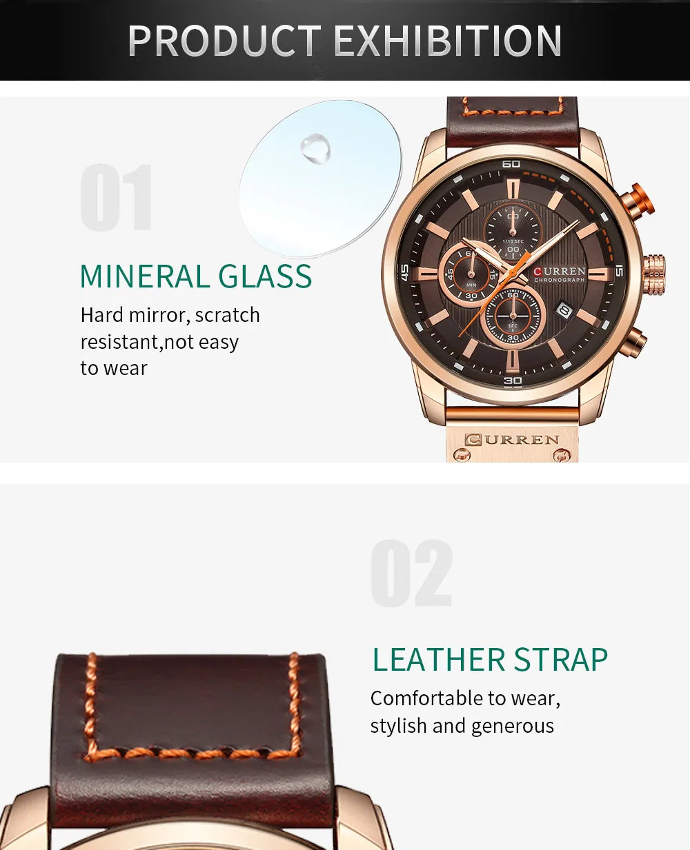 CURREN Fashion Date Quartz Watch—durable, fashionable, and reliable