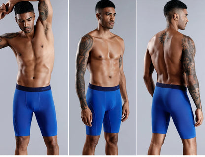 Men’s long cotton boxer shorts, high-quality comfort