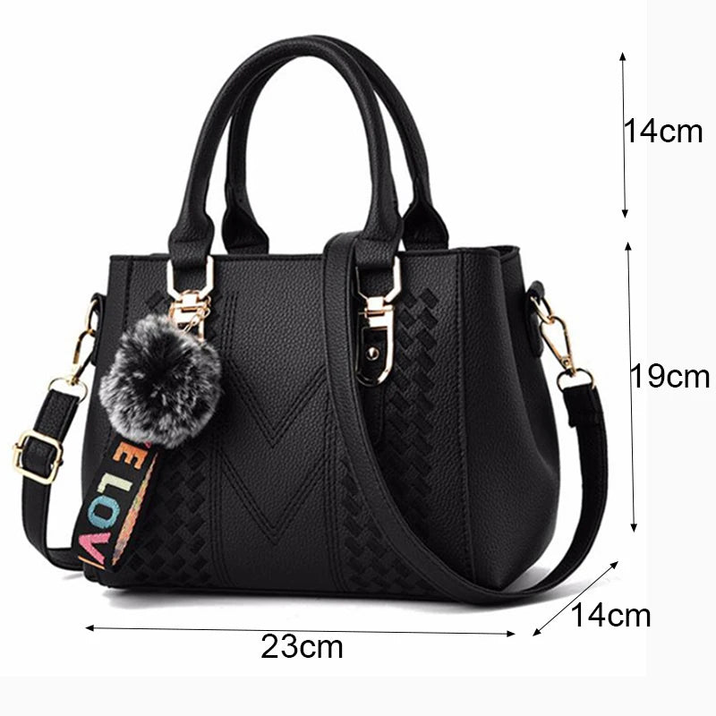 Fashion Leather Handbag – Ladies’ Crossbody & Shoulder Bag