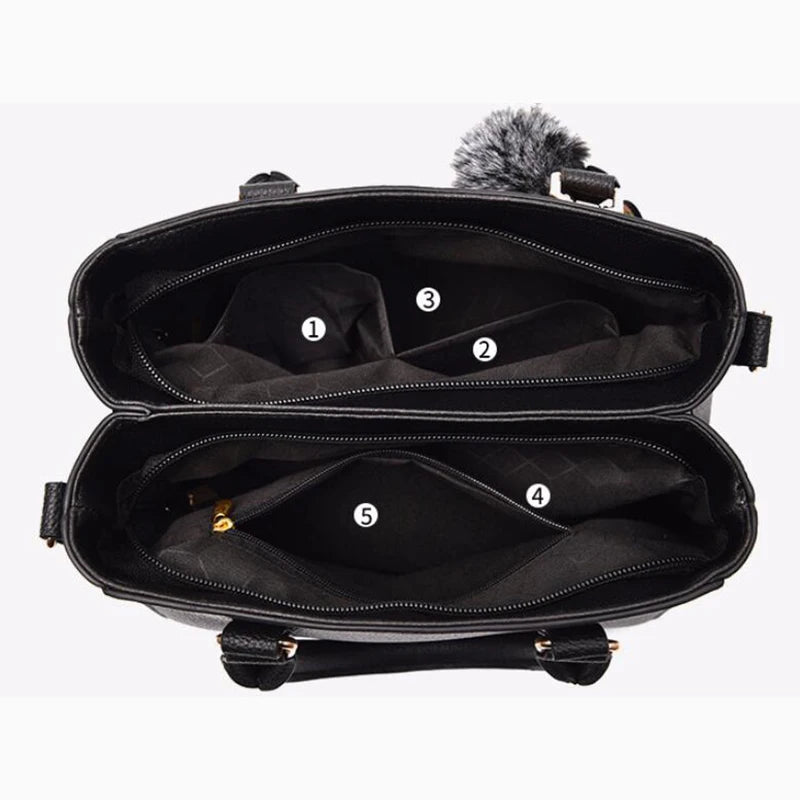 Fashion Leather Handbag – Ladies’ Crossbody & Shoulder Bag