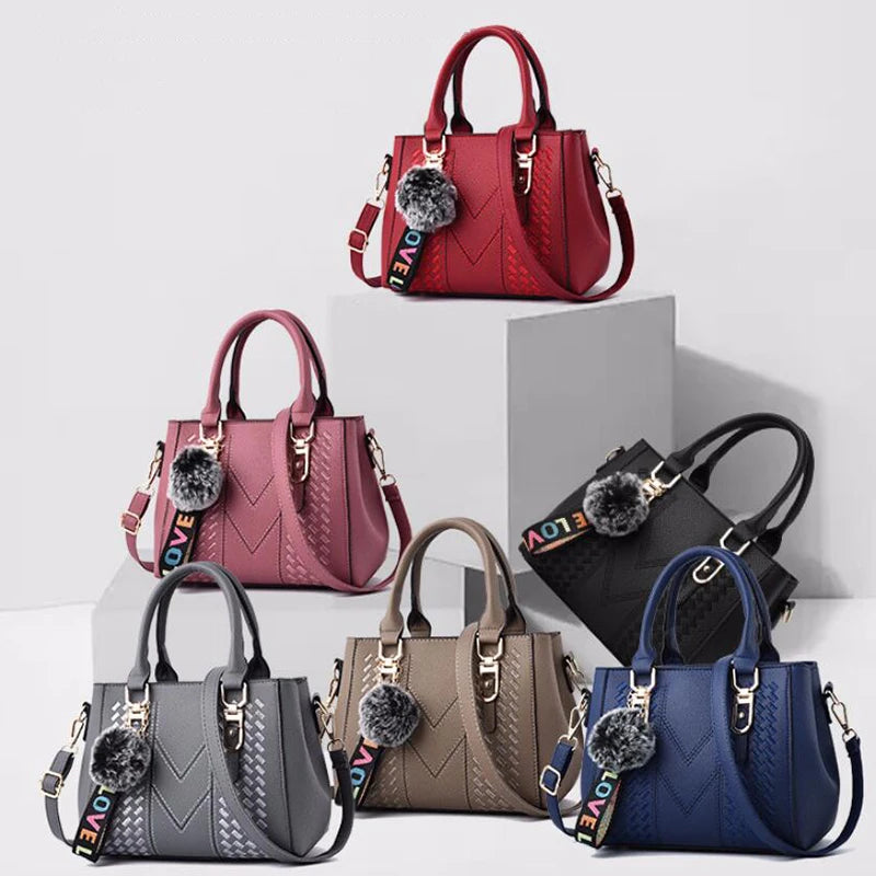Fashion Leather Handbag – Ladies’ Crossbody & Shoulder Bag