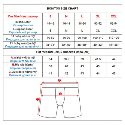 Men’s long cotton boxer shorts, high-quality comfort