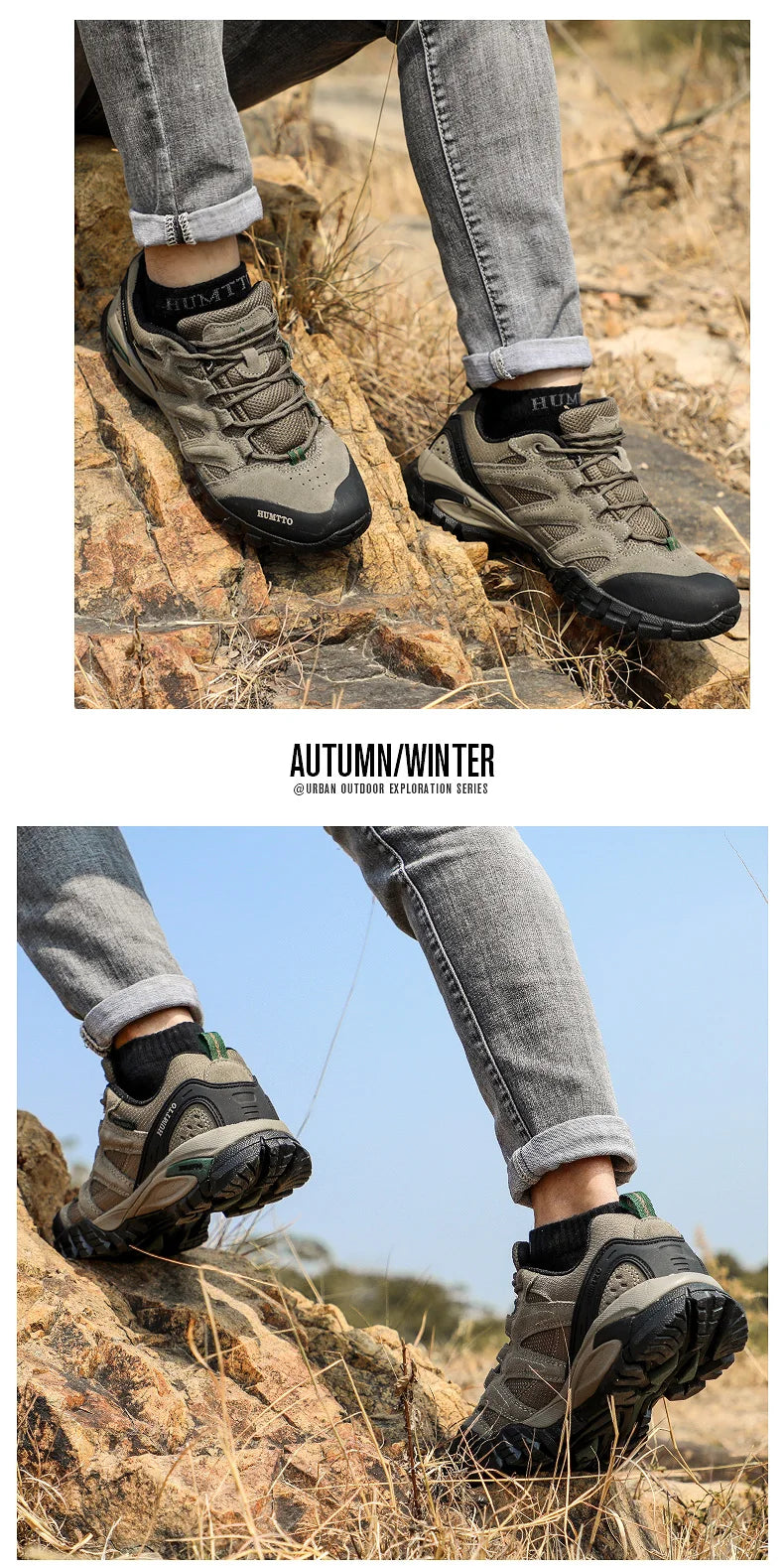HUMTTO men’s winter hiking and climbing shoes