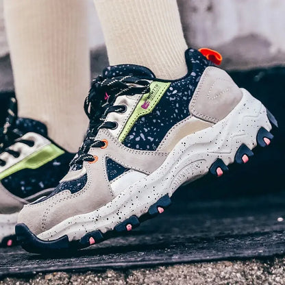 Unisex Outdoor Sneakers Wear-resistant Hiking Shoes For Men Women Non-Slip Tactical Climbing Shoes Breathable Trekking Sneakers