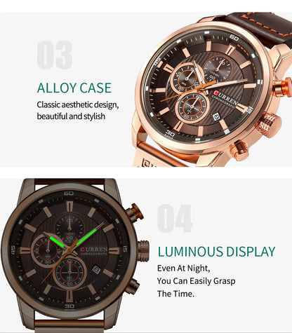 CURREN Fashion Date Quartz Watch—durable, fashionable, and reliable