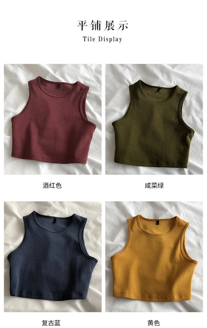 Lightweight stylish women’s slim crop tee