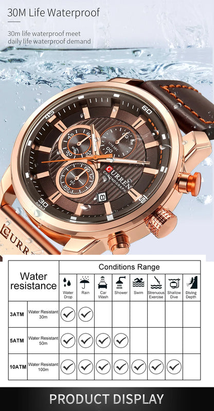 CURREN Fashion Date Quartz Watch—durable, fashionable, and reliable
