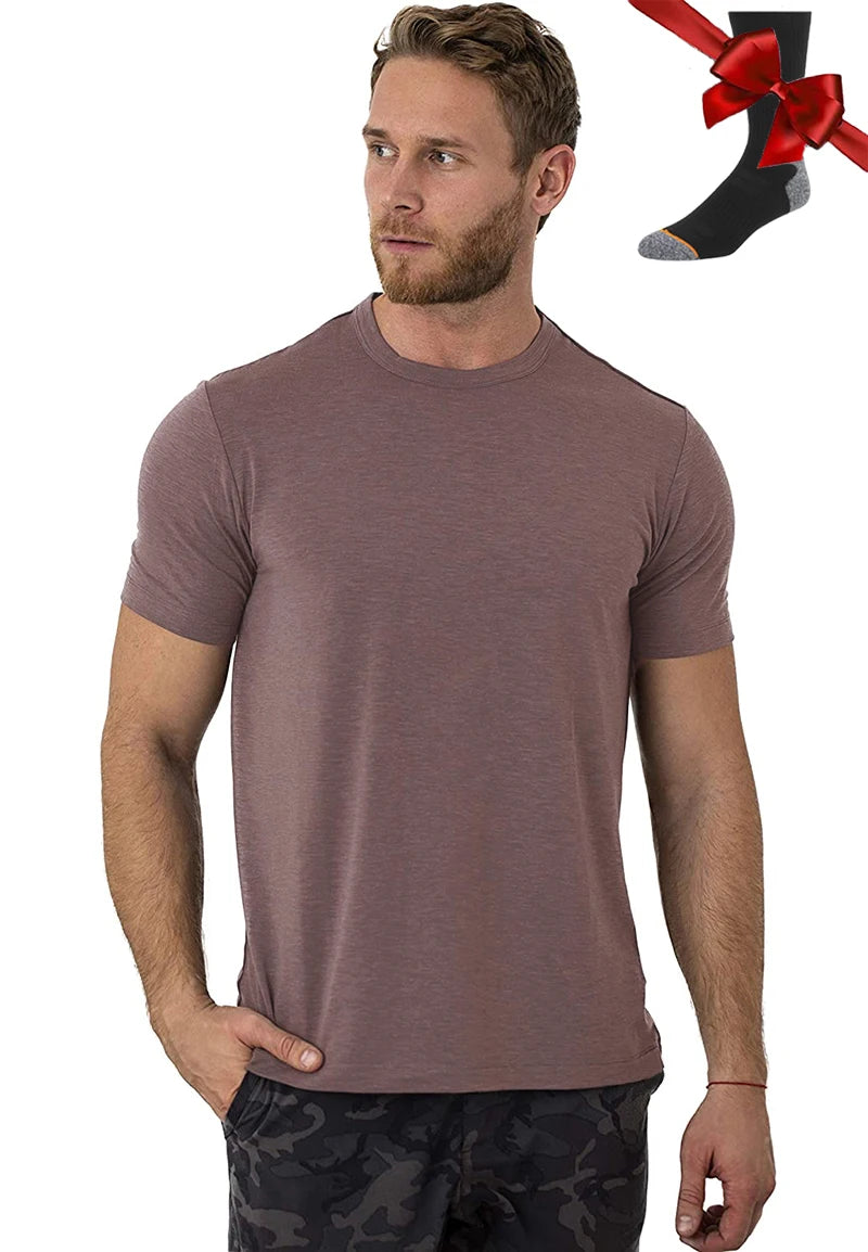 Men’s 100% superfine merino wool base-layer T-shirt
