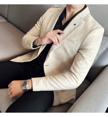 Elegant luxury suit coat for business or wedding