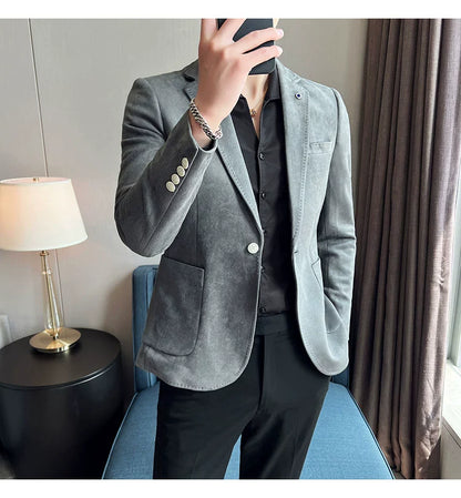 Elegant luxury suit coat for business or wedding