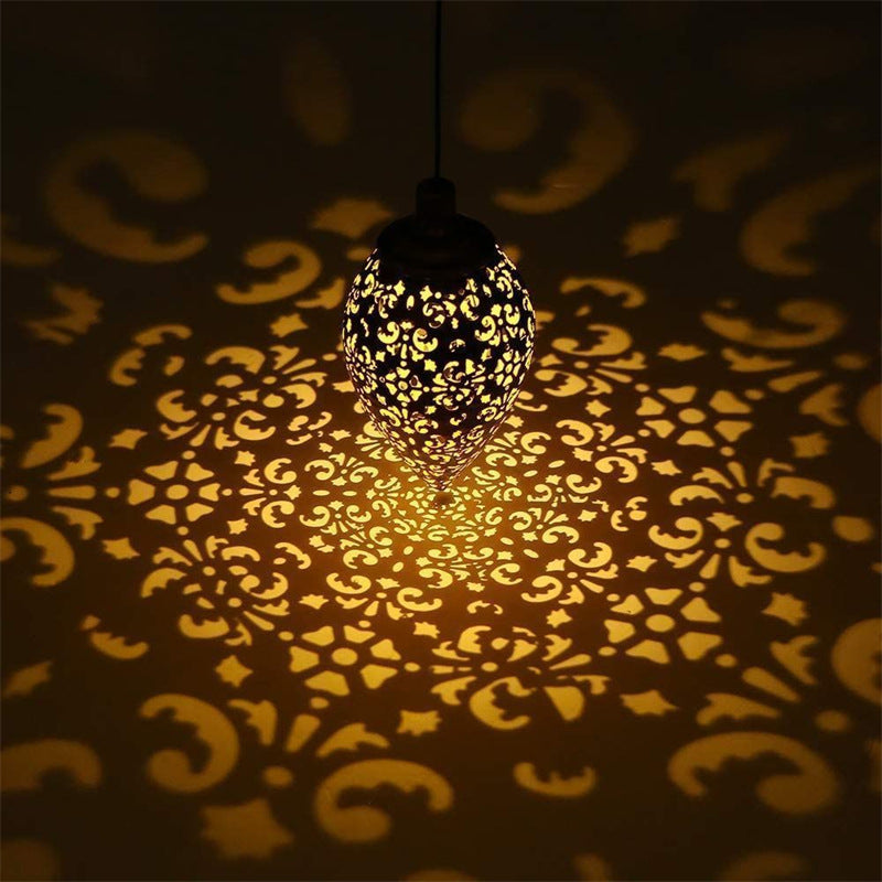 Outdoor water-drop solar projection light—waterproof and decorative