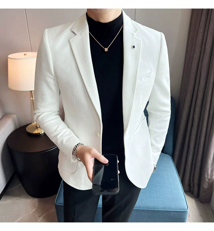Elegant luxury suit coat for business or wedding