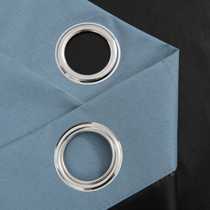 Privacy Drapes for Bedroom, Living Room,100% Blackout Curtains with Grommets.