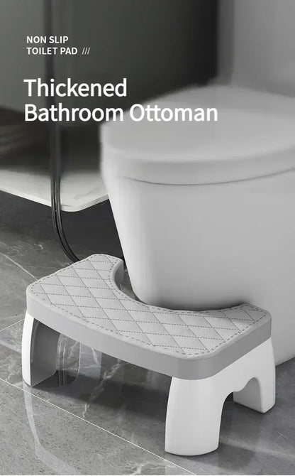 Ergonomic toilet foot stool for kids, adults, seniors, and pregnant women