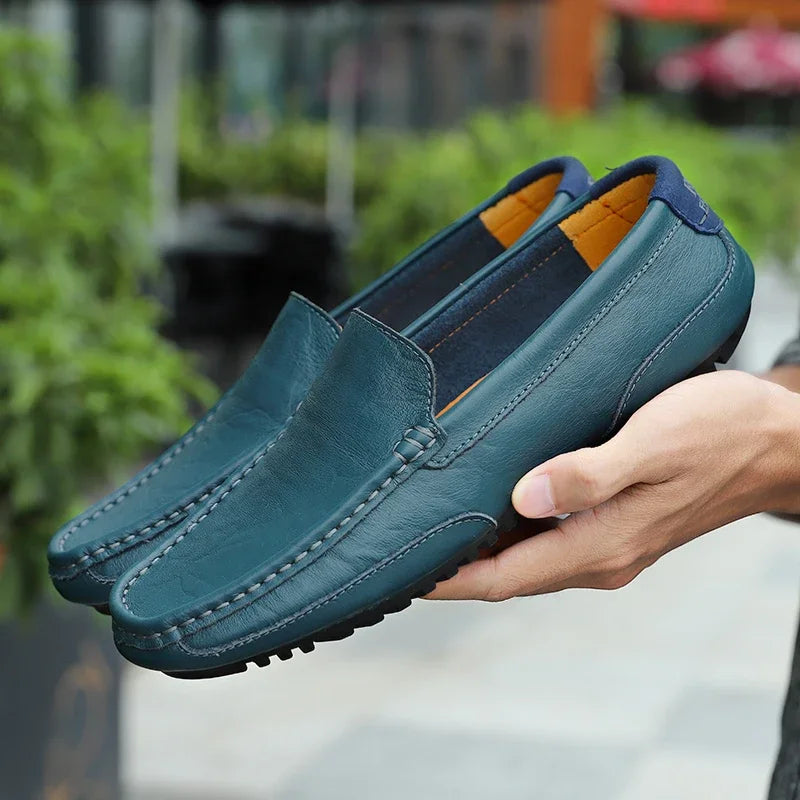 Stylish men’s classic moccasins for work and outings