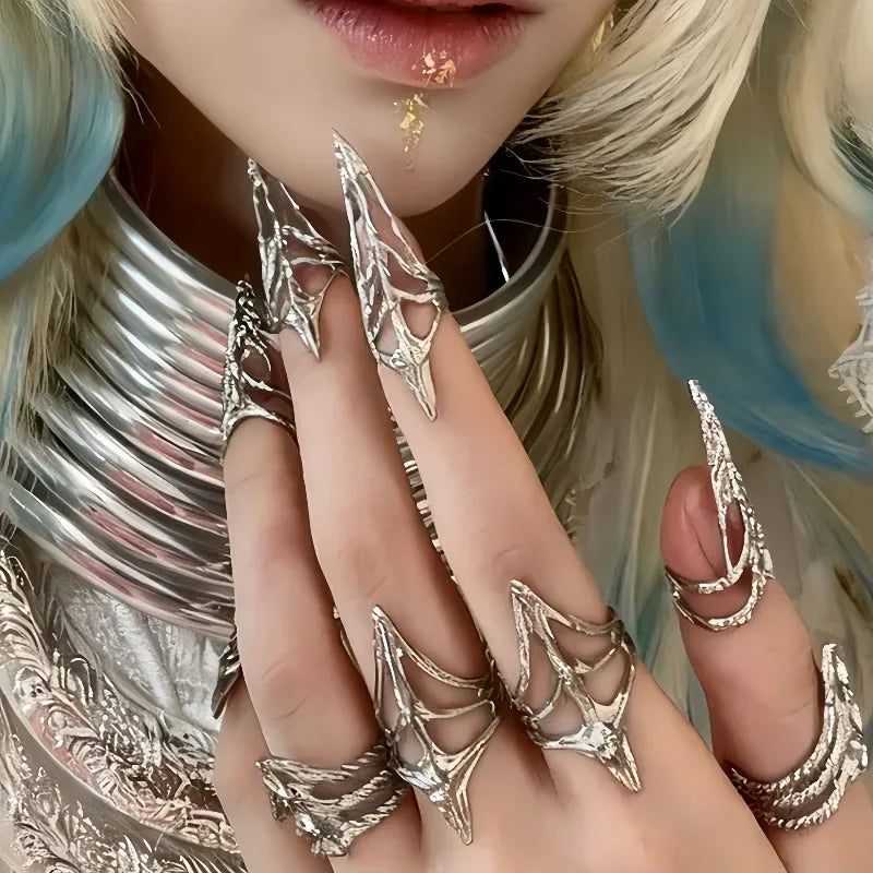 Punk Fingertip Ring – Unique Party Jewelry for Women