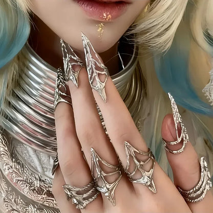 Punk Fingertip Ring – Unique Party Jewelry for Women