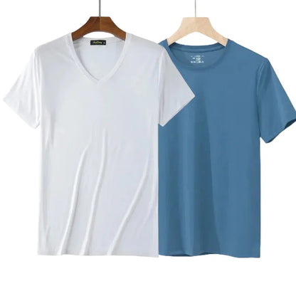 Sweat-absorbent classic round-neck gym undershirts