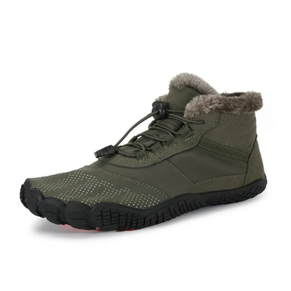 Winter Snow Boots – Warm Fur Lined, Non-Slip Barefoot Style