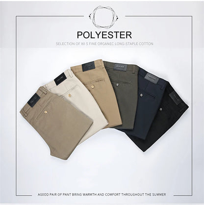 Luxury business casual suit pants, regular fit