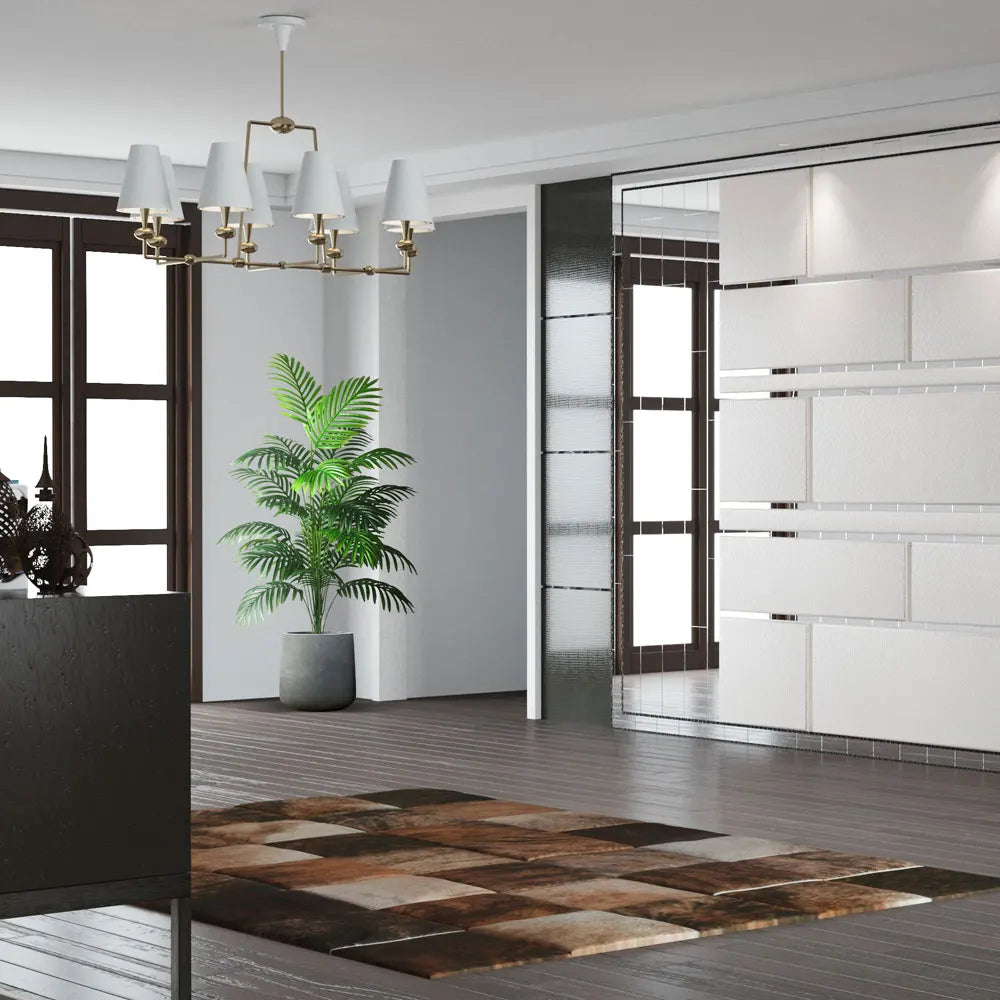Tropical-style artificial tree—perfect for living room or patio décor