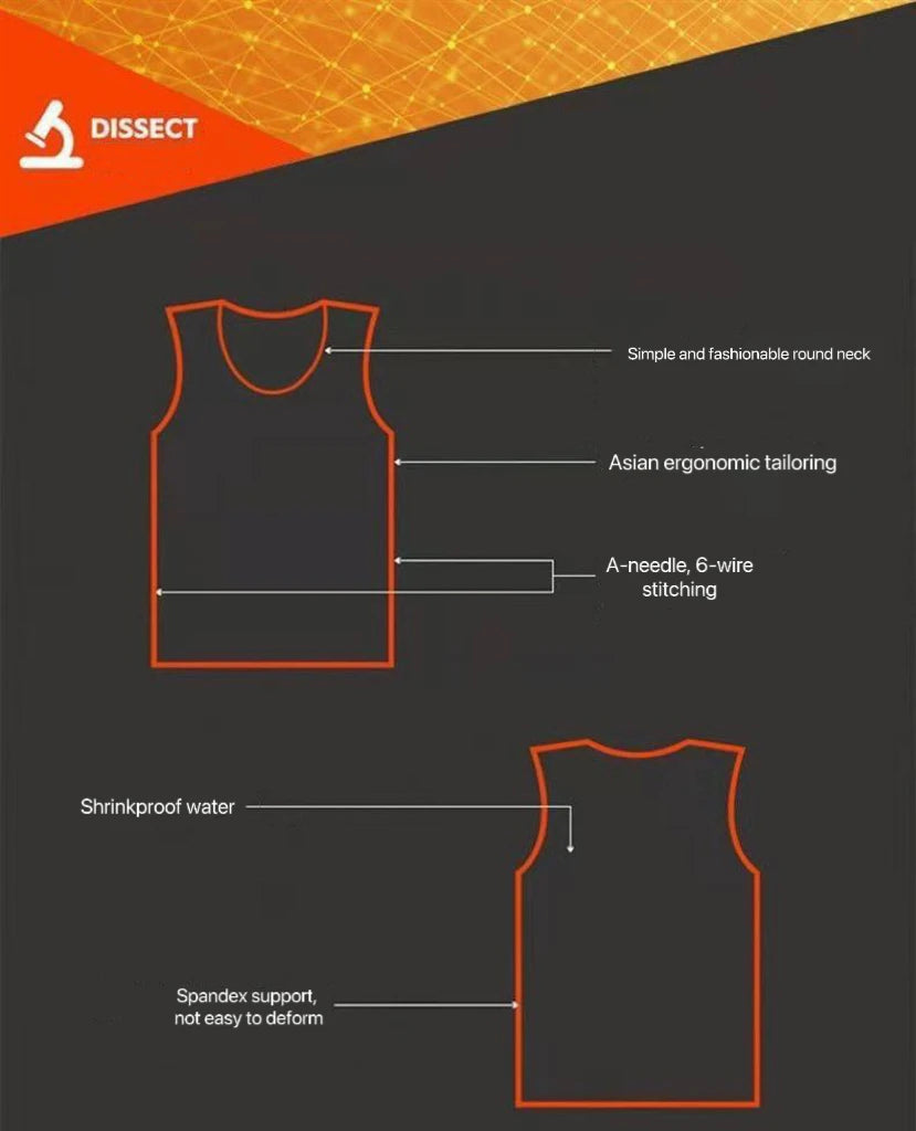 Comfortable shaping male vest for cold weather