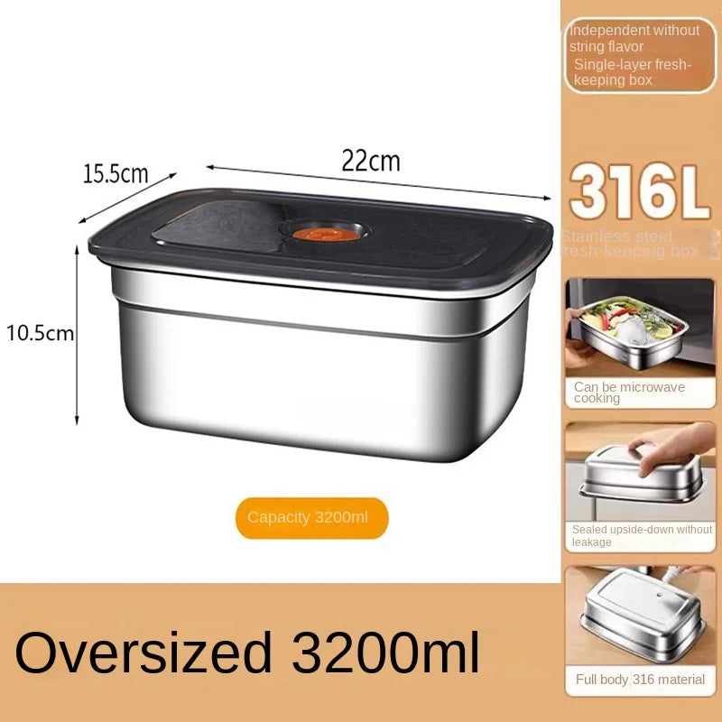 316 stainless steel leak-proof bento lunch box