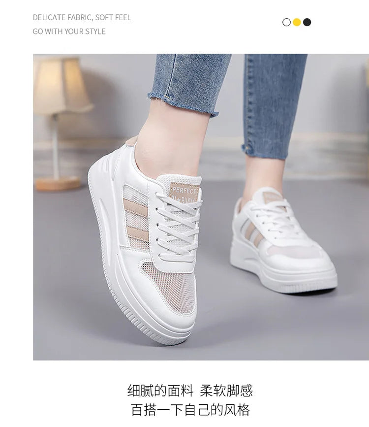 Trendy Thick-Soled Sneakers – Stylish Women’s Summer Shoes