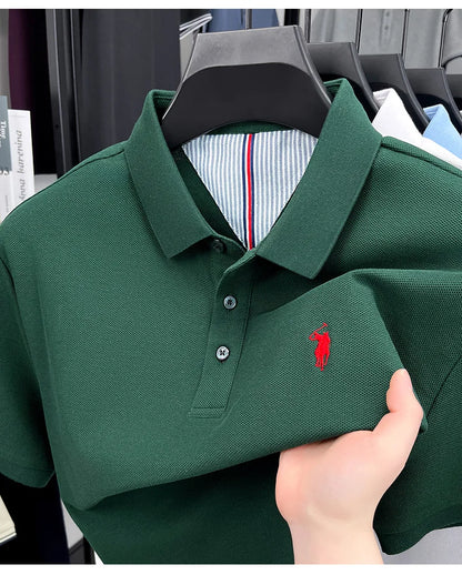 Men’s 100% cotton short sleeve polo shirt