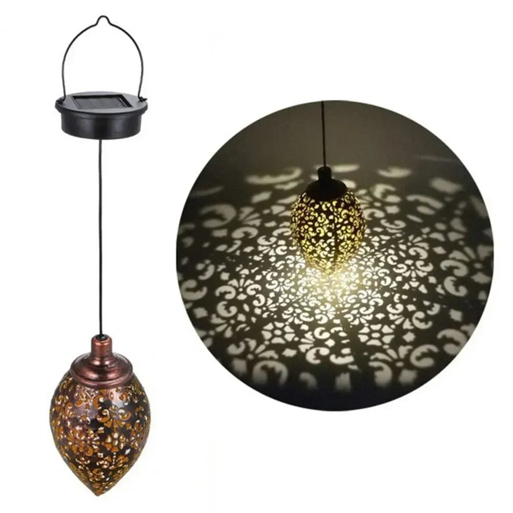 Outdoor water-drop solar projection light—waterproof and decorative